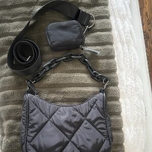 Black Quilted Women's Bag